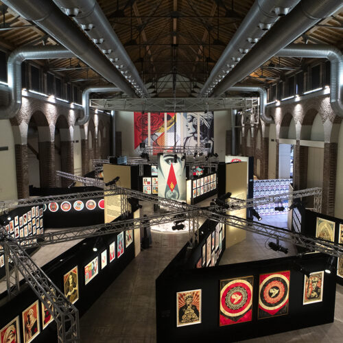 1.OBEY_ The Art of Shepard Fairey, Fabbrica del Vapore, 2024, Ph. Emanuele Scilleri