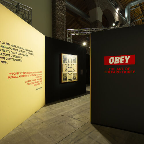 2.OBEY_ The Art of Shepard Fairey, Fabbrica del Vapore, 2024, Ph. Emanuele Scilleri