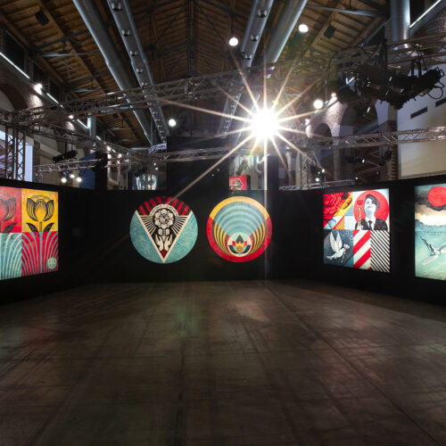 20.OBEY_ The Art of Shepard Fairey, Fabbrica del Vapore, 2024, Ph. Emanuele Scilleri