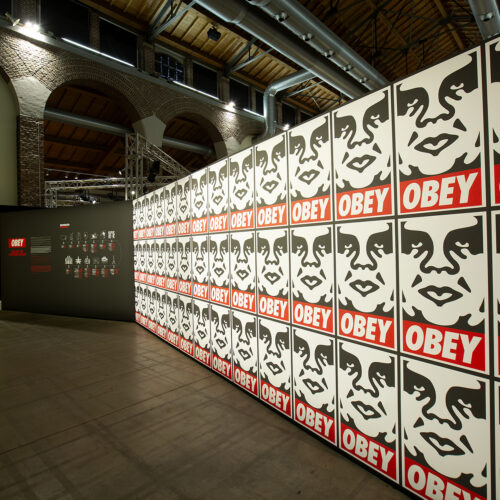 3.OBEY_ The Art of Shepard Fairey, Fabbrica del Vapore, 2024, Ph. Emanuele Scilleri