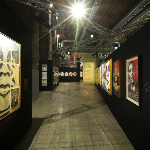 4.OBEY_ The Art of Shepard Fairey, Fabbrica del Vapore, 2024, Ph. Emanuele Scilleri