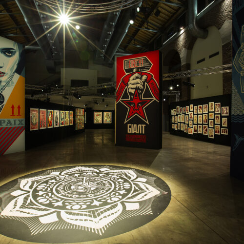 8.OBEY_ The Art of Shepard Fairey, Fabbrica del Vapore, 2024, Ph. Emanuele Scilleri