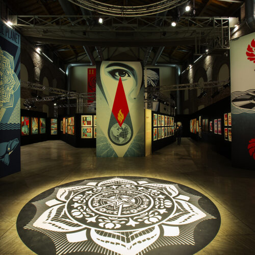 9.OBEY_ The Art of Shepard Fairey, Fabbrica del Vapore, 2024, Ph. Emanuele Scilleri